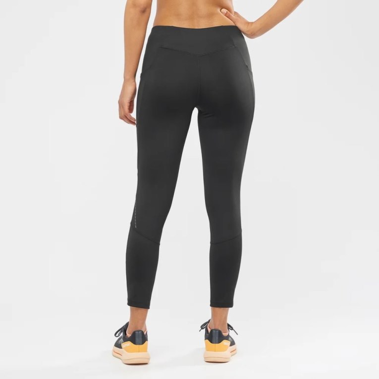 Salomon Cross Run 25'' Women's Running Tights Black | CA 41C29